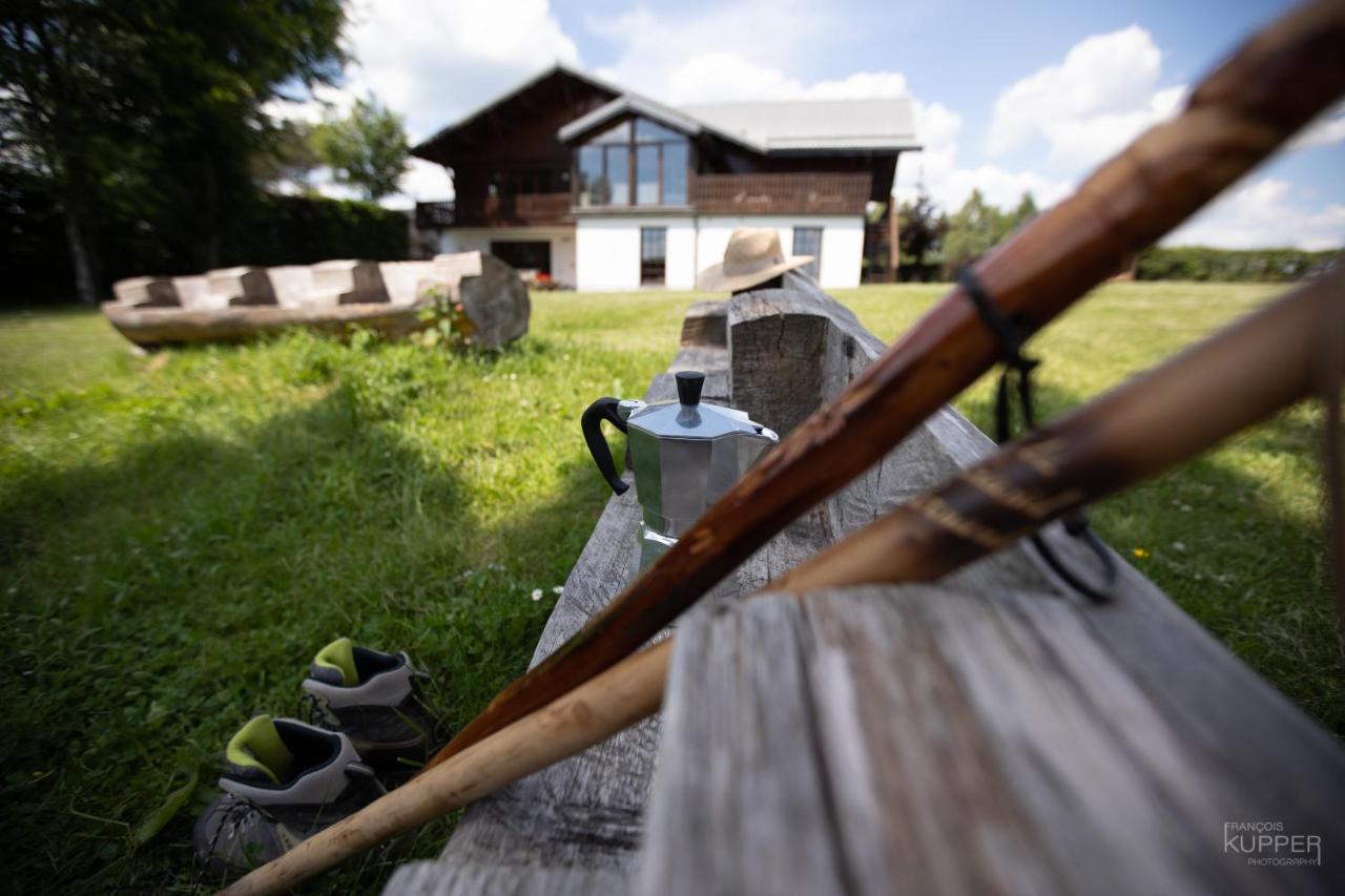 Le Gagnage 31 Pers- Malmedy, Rustique, Vue, Wellness Villa ภายนอก รูปภาพ