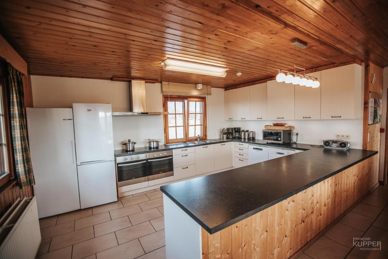 Le Gagnage 31 Pers- Malmedy, Rustique, Vue, Wellness Villa ภายนอก รูปภาพ