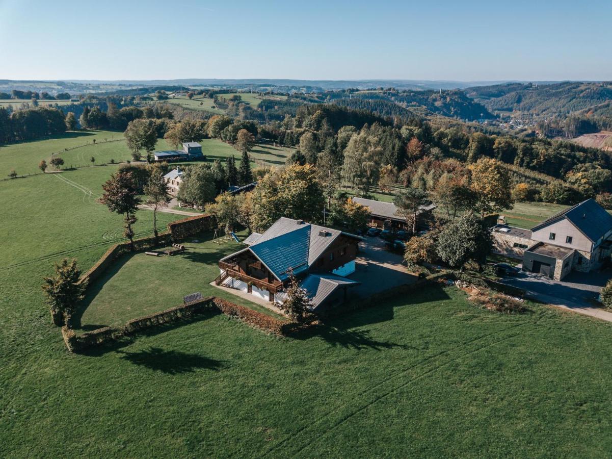 Le Gagnage 31 Pers- Malmedy, Rustique, Vue, Wellness Villa ภายนอก รูปภาพ